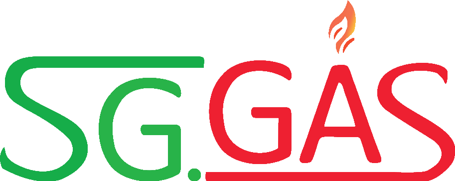 SG GÁS - Logo da distribuidora de gás e água mineral